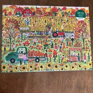 Pumpkin Patch 1000 piece puzzle by Michael Storrings (Galison)